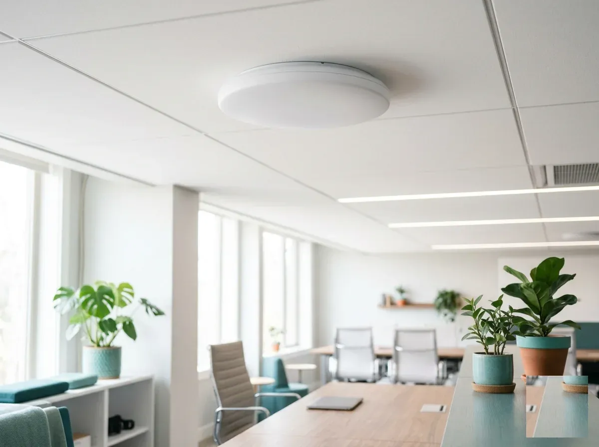 Professionell an der Decke montierte WLAN Access Points von DariaTech – Business-WLAN für Büro, Hotel, Einzelhandel und Praxis