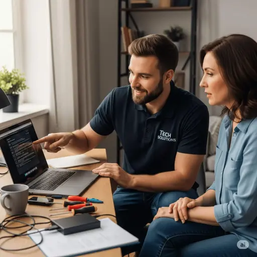 IT-Techniker von DariaTech bei Computerhilfe vor Ort in Starnberg